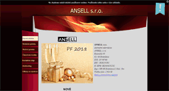 Desktop Screenshot of ansell.sk