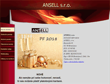 Tablet Screenshot of ansell.sk