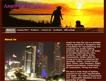 Tablet Screenshot of ansell.com.sg